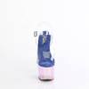 Pleaser - ADORE708HT Sandale à bride à la cheville, Pole dance chaussures - Arc En Ciel/Bleu Product image